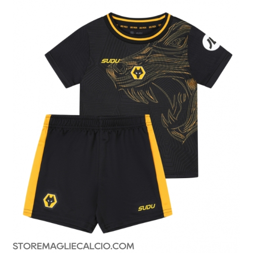 Wolves Maglia Gara Trasferta Repliche 2024-25 Bambino Maniche Corte Wolves Maglia Gara Trasferta Repliche 2024-25 Bambino Maniche Corte